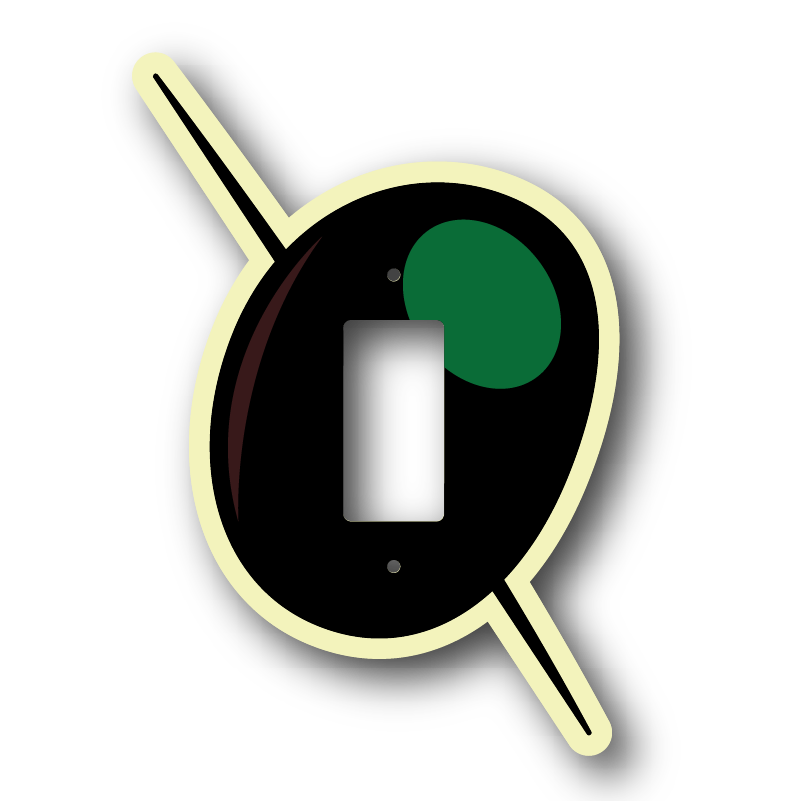 Olive Light Switch Cover
