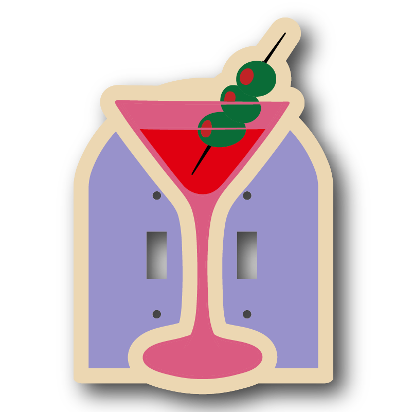 Martini Light Switch Cover