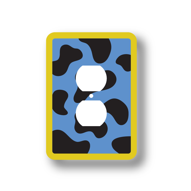Cow Print Outlet Cover