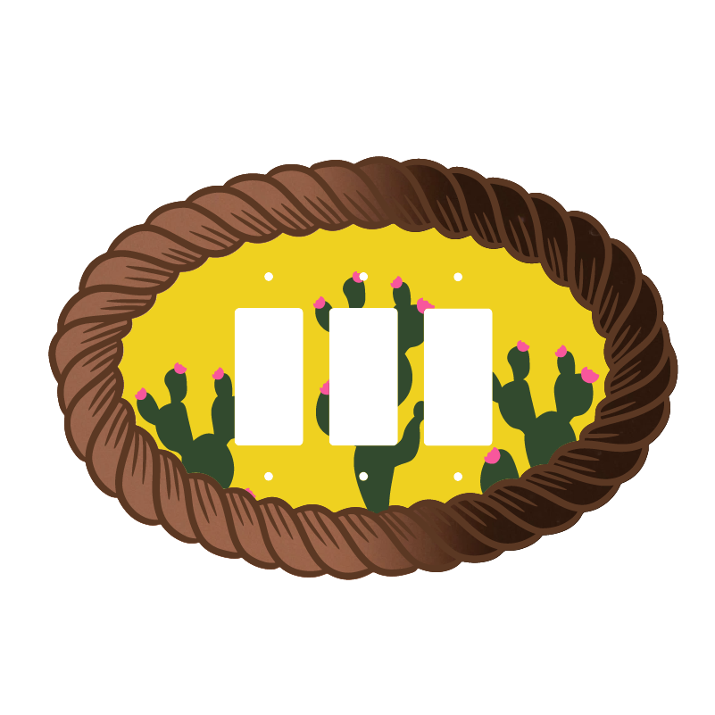 Cactus Bloom Light Switch Cover