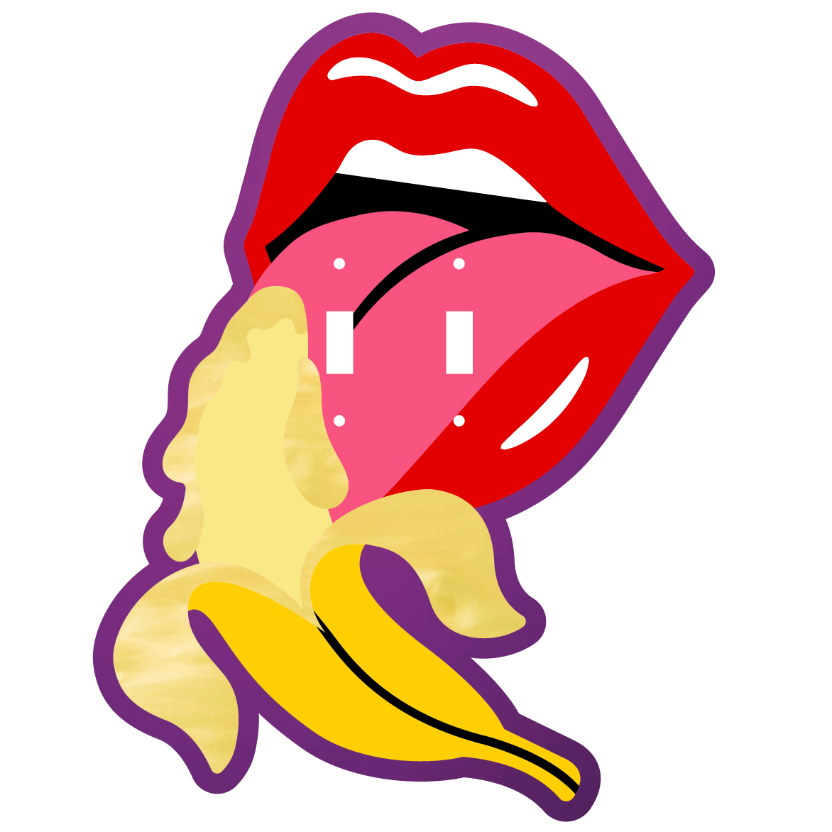 The Dirty Banana Light Switch Cover
