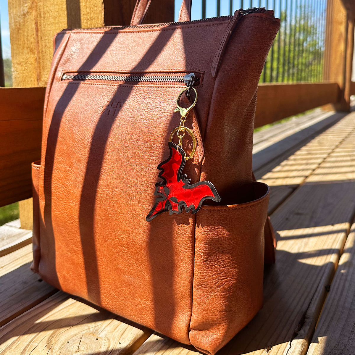 Bat Dagger Bag Charm