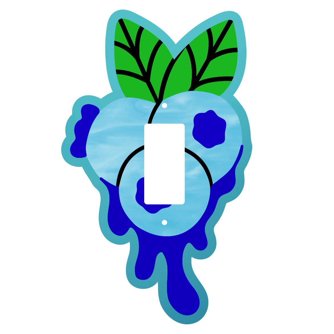 The Blueberry Light Switch Cover