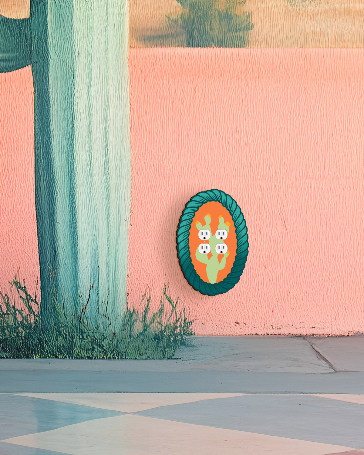 Cactus Bloom Outlet Cover