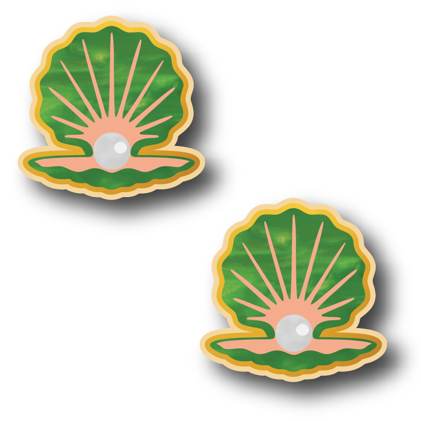 Clam Coasters