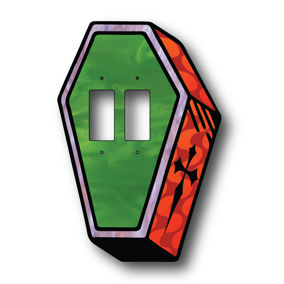 Coffin Light Switch Cover