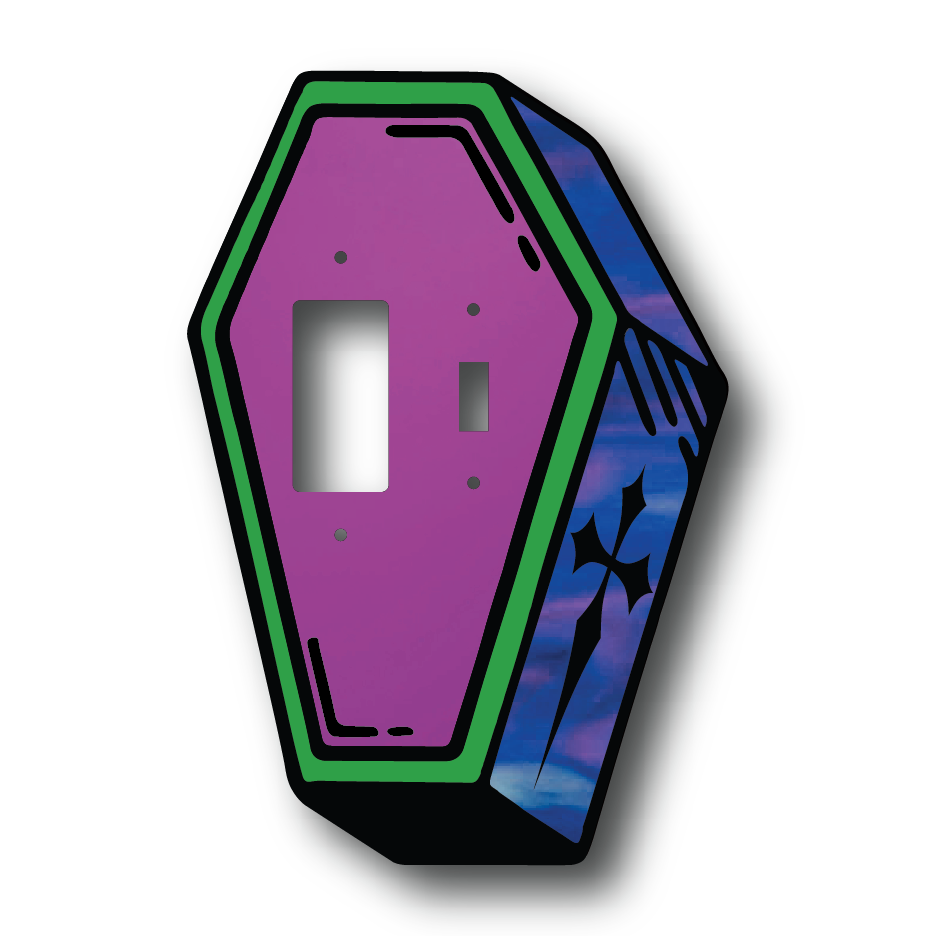 Coffin Light Switch Cover