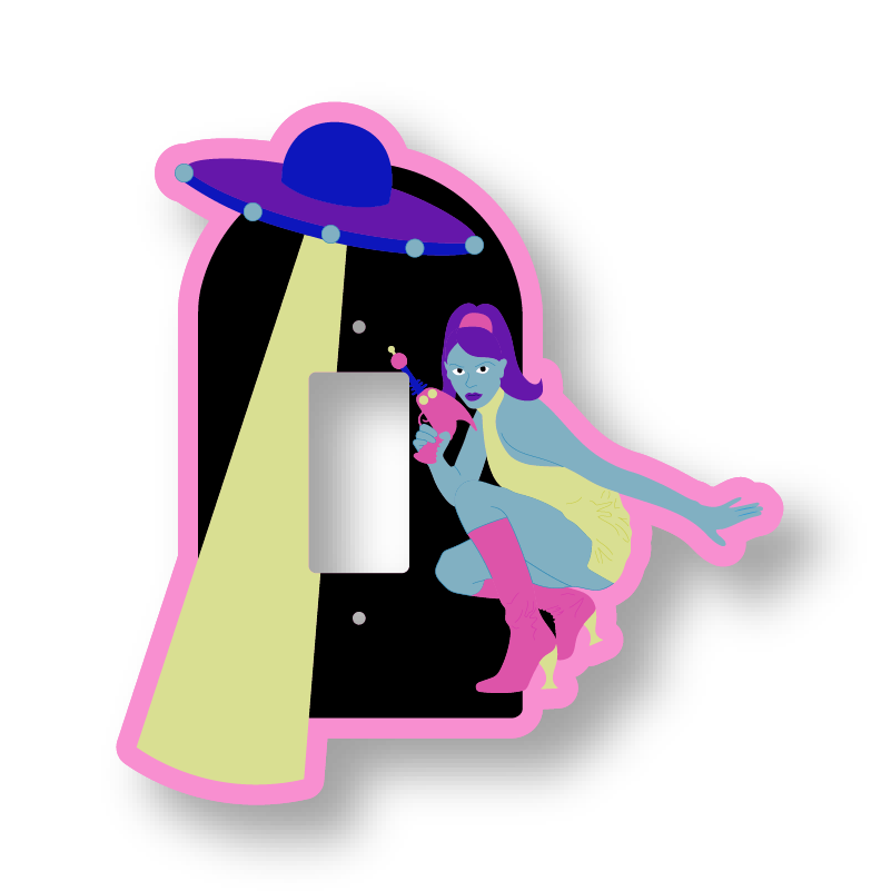 Cosmic Agent Light Switch Cover
