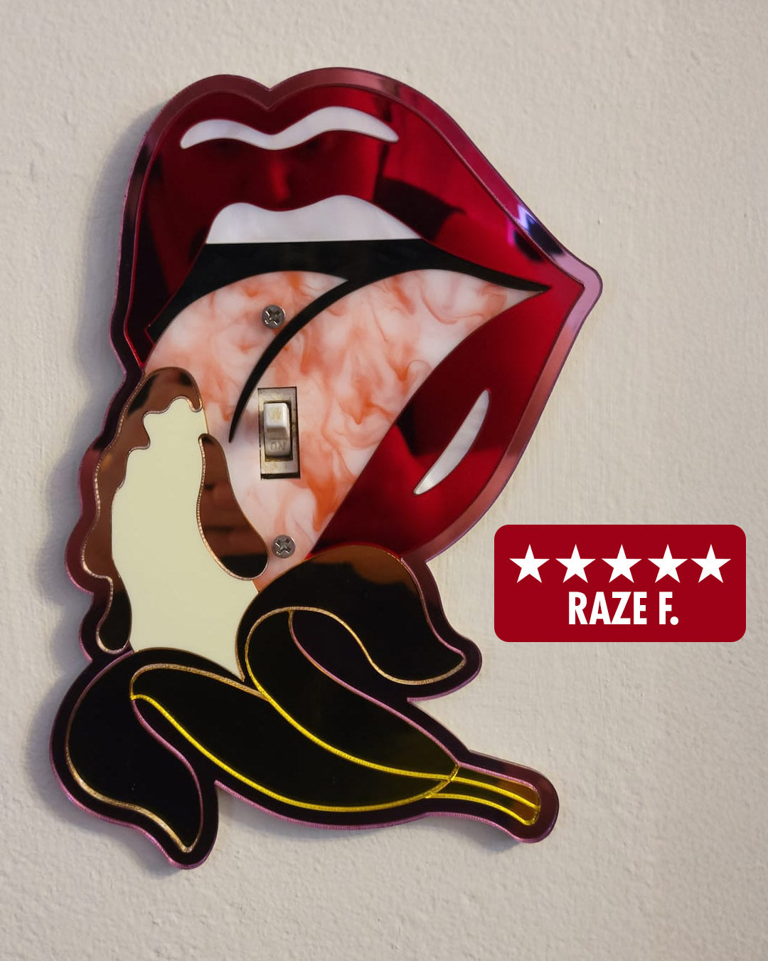 The Dirty Banana Light Switch Cover