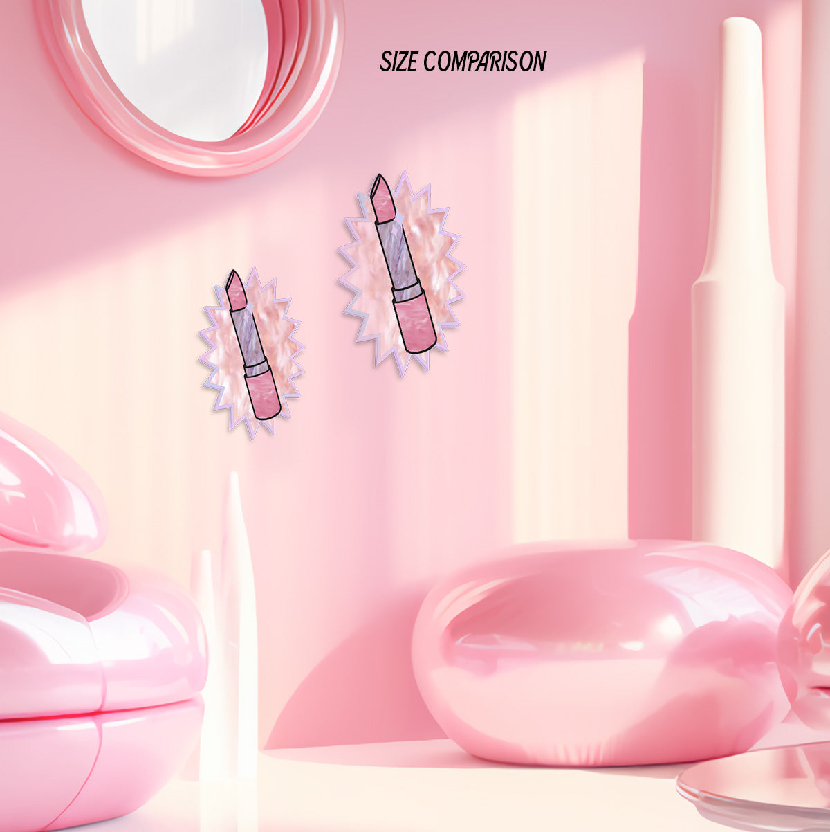 Glam Lipstick Wall Art