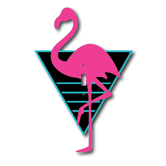 Flamingo Haven Light Switch Cover