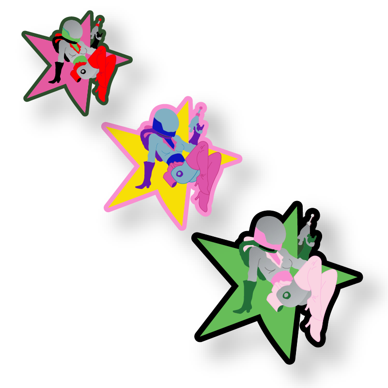 Galactic Assassin Wall Art