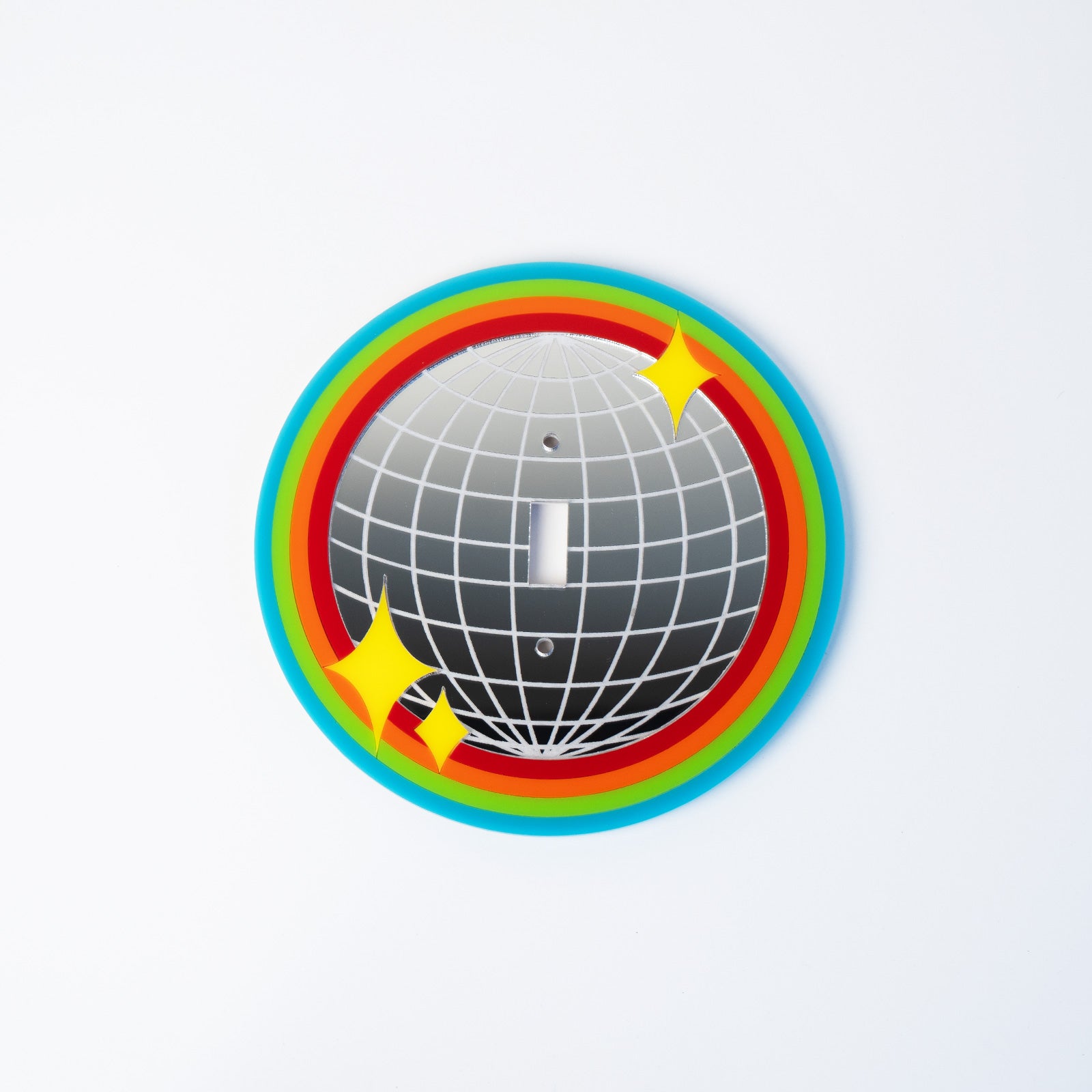 Rainbow Disco Ball Light Switch Sample