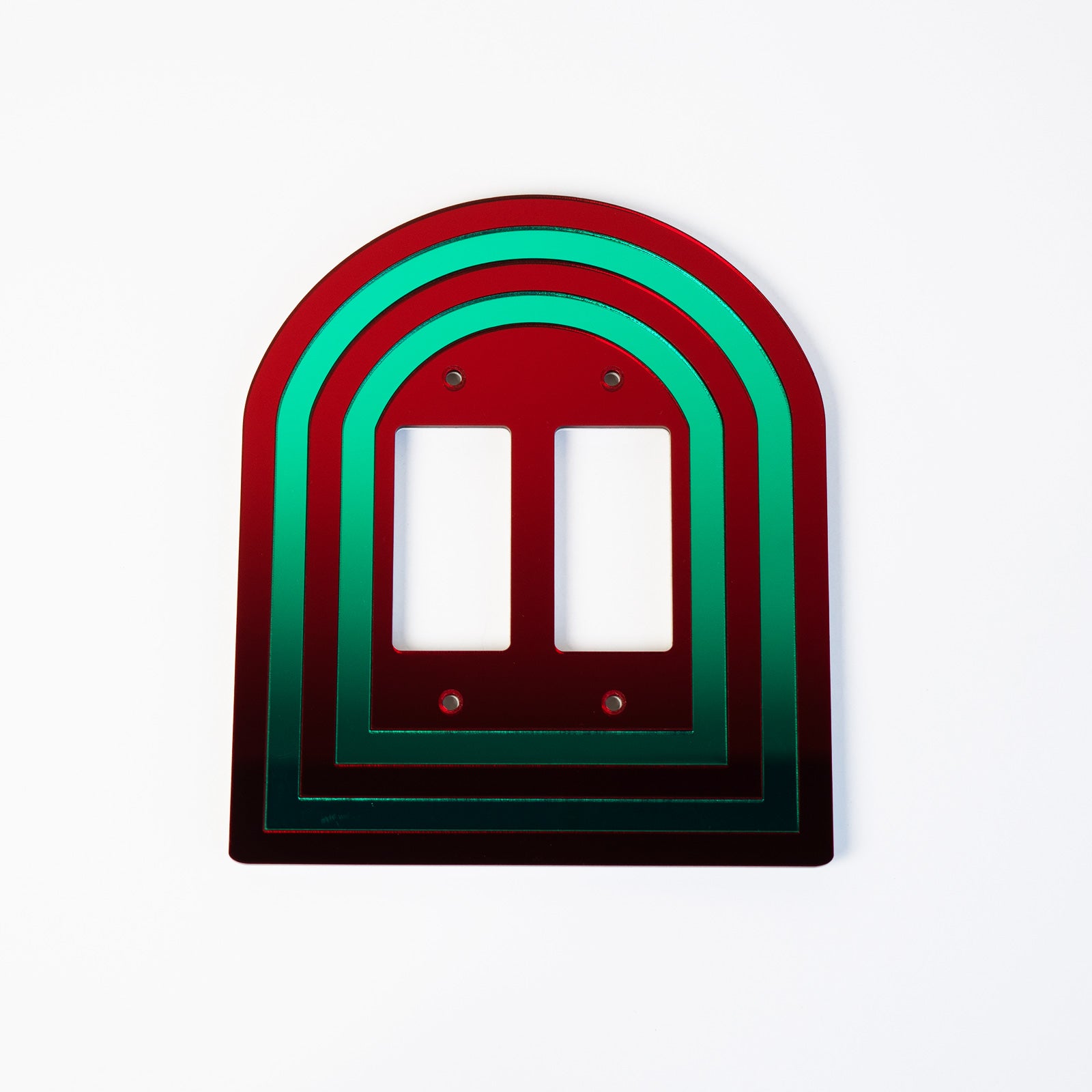 Red & Green Layered Archway Switch Sample