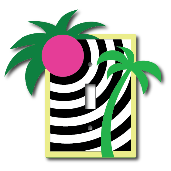 Island Sun Light Switch Cover
