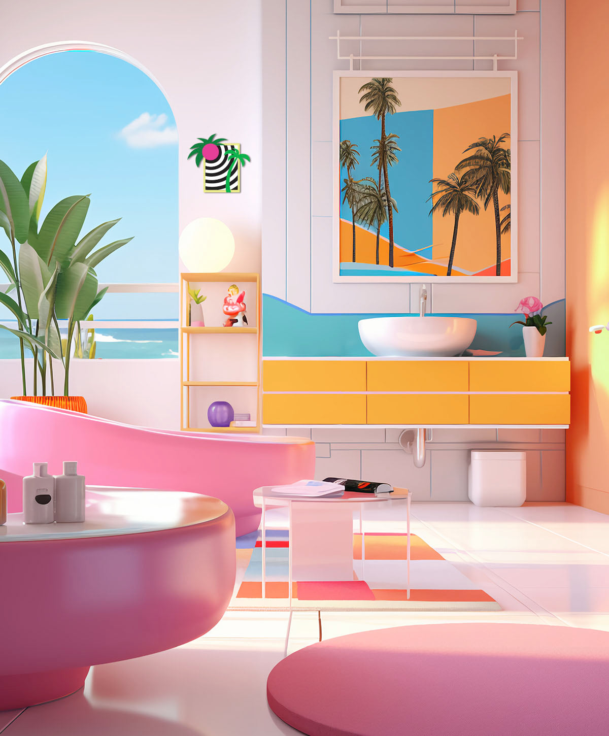 Island Sun Wall Art