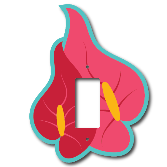Lace Leaf Light Switch Cover