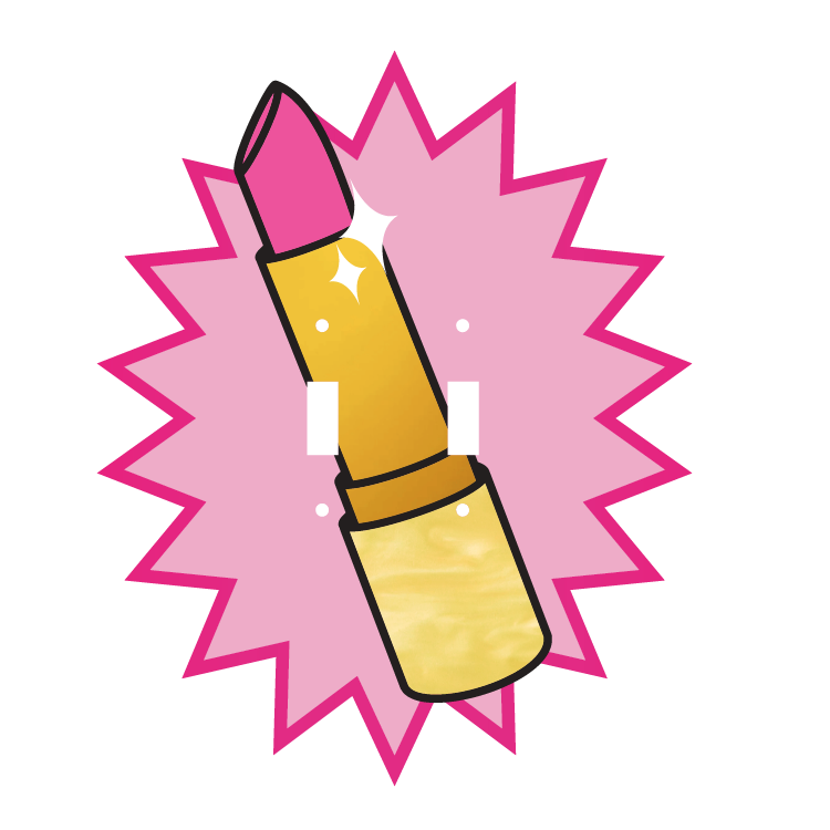 Glam Lipstick Light Switch Cover