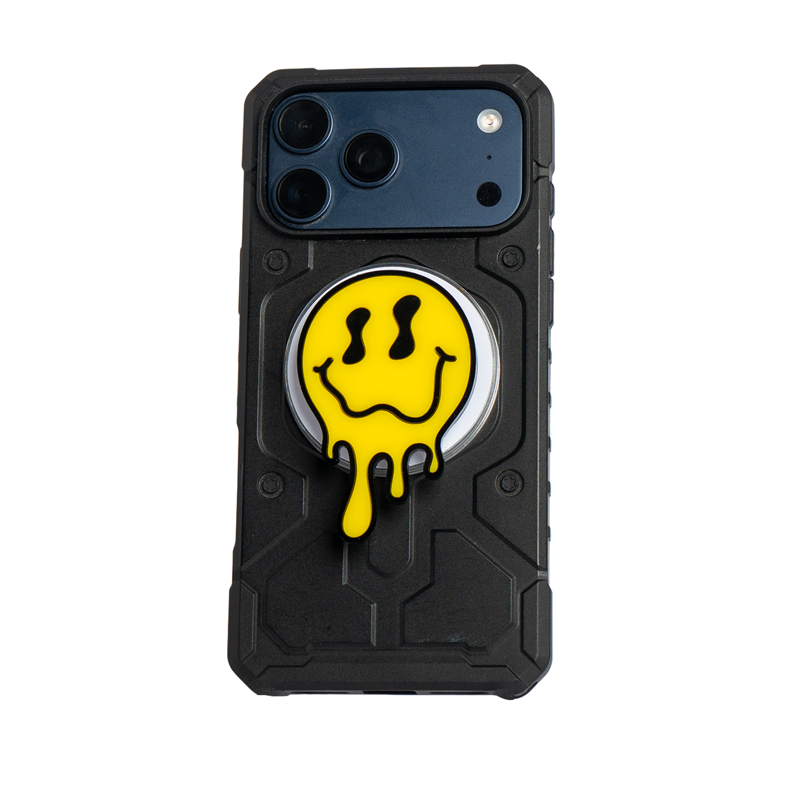 Drippy Smiley Face MagSafe Phone Charm