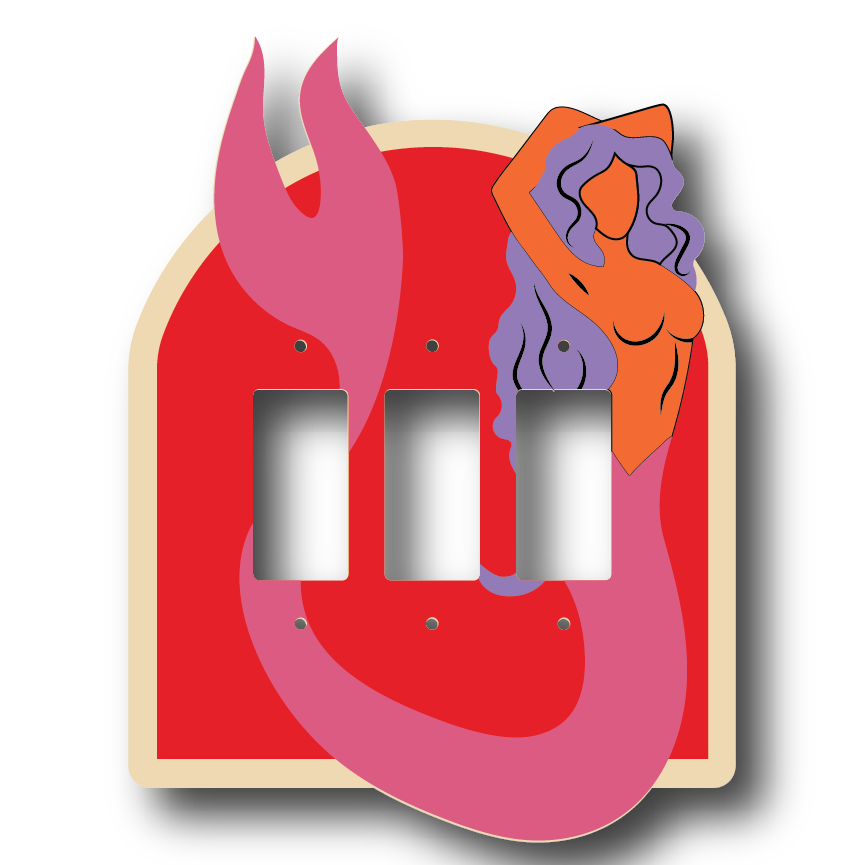 Mermaid Light Switch Cover