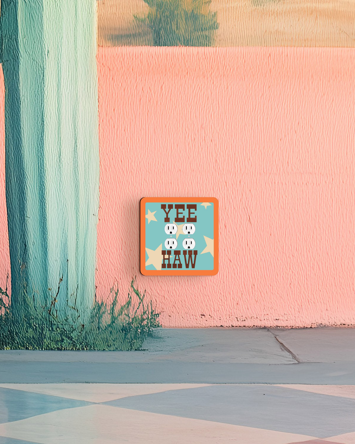 Yee Haw Outlet Cover
