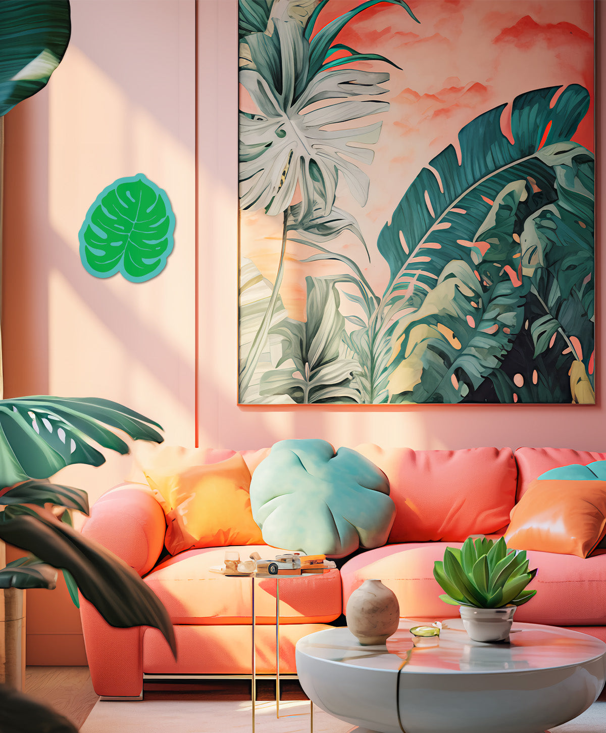 Monstera Leaf Wall Art