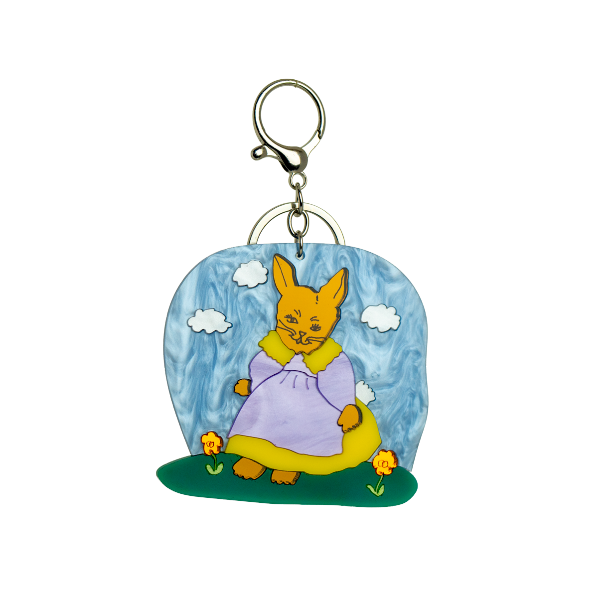 Mrs.Bunny Bag Charm