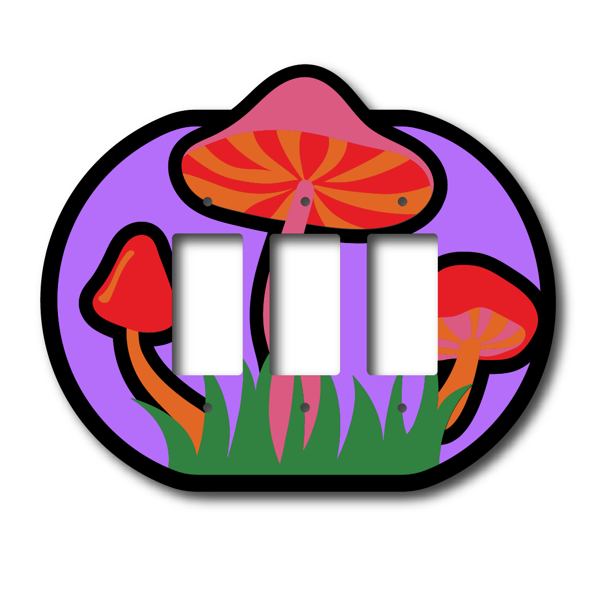 Mushroom Light Switch Cover