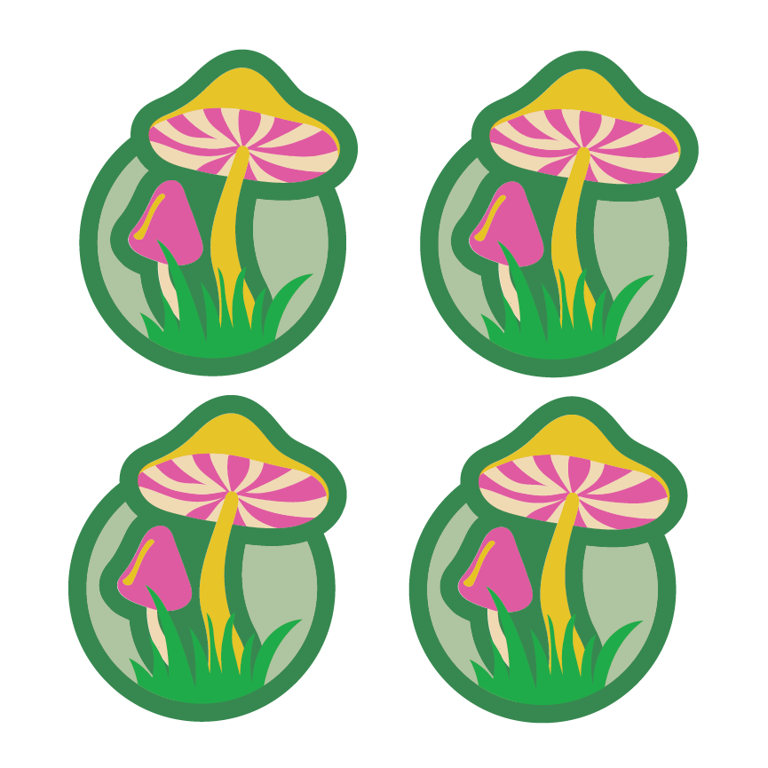 Mushroom Coasters