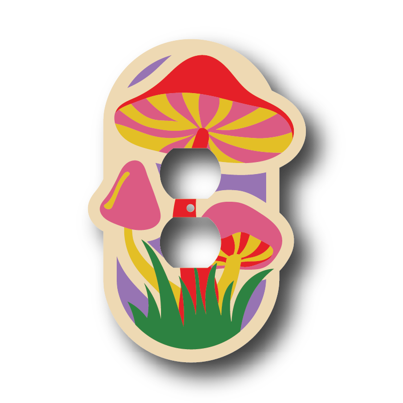 Mushroom Outlet Cover
