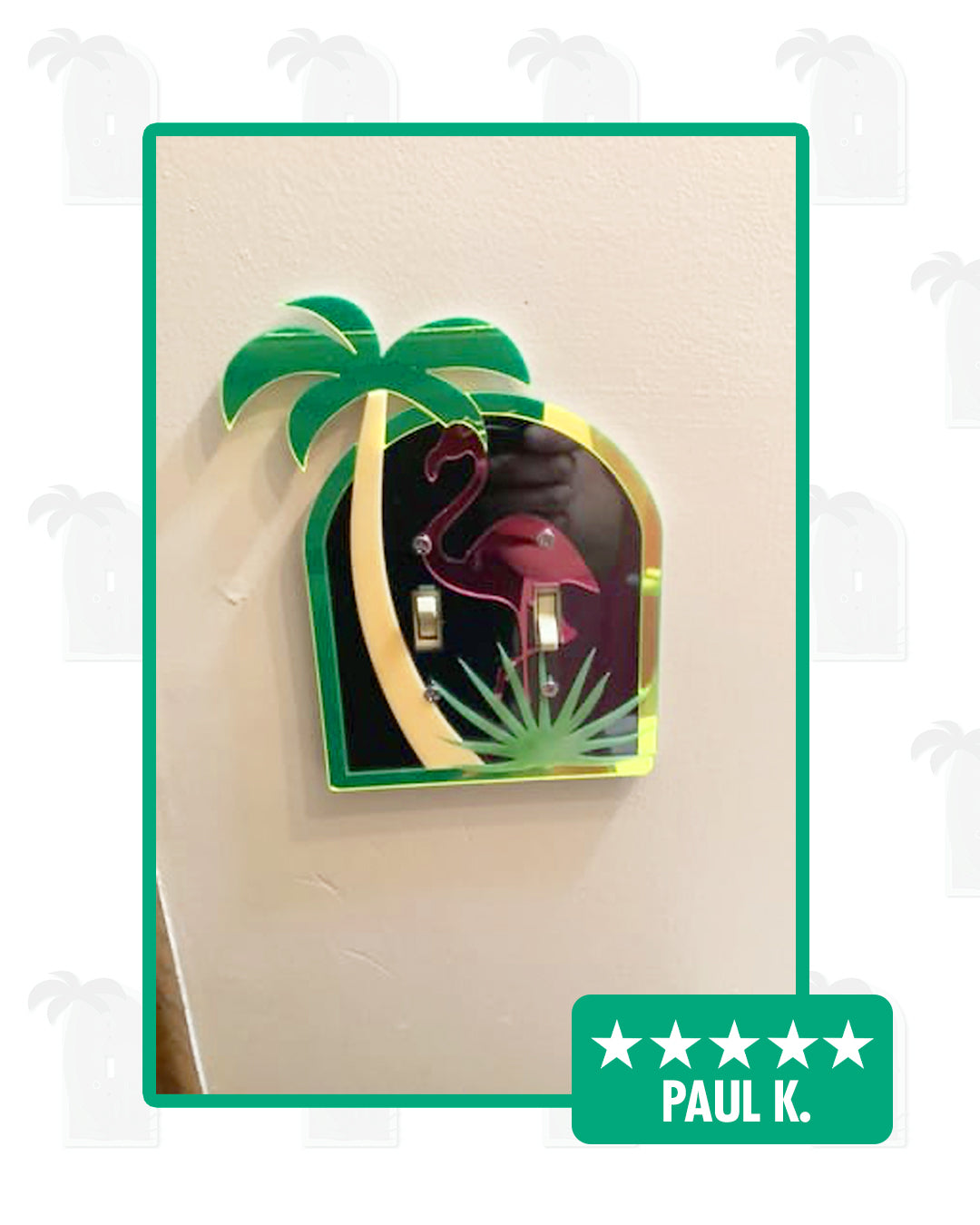 Tropical Paradise Light Switch Cover