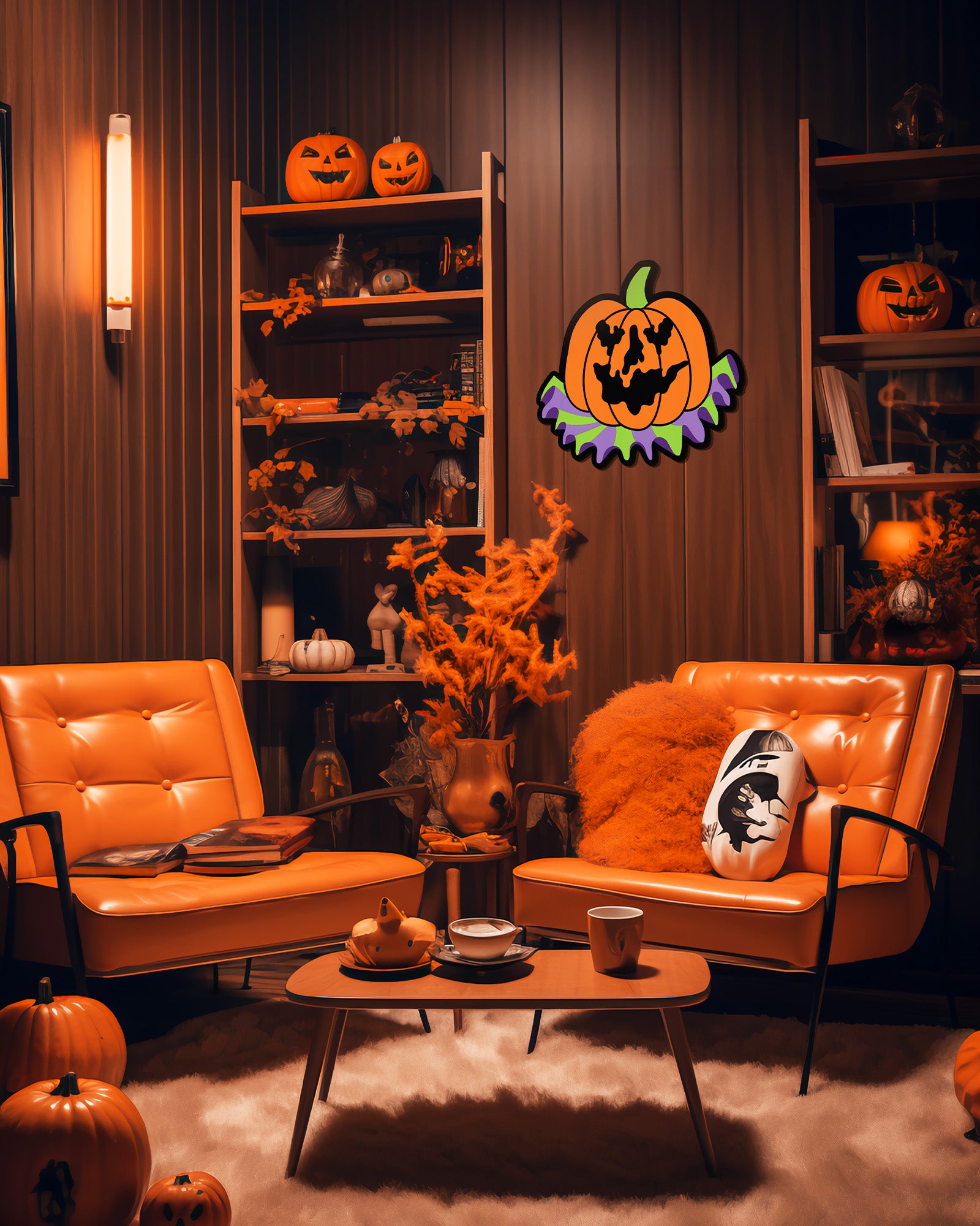 Jack-O-Lantern Wall Art
