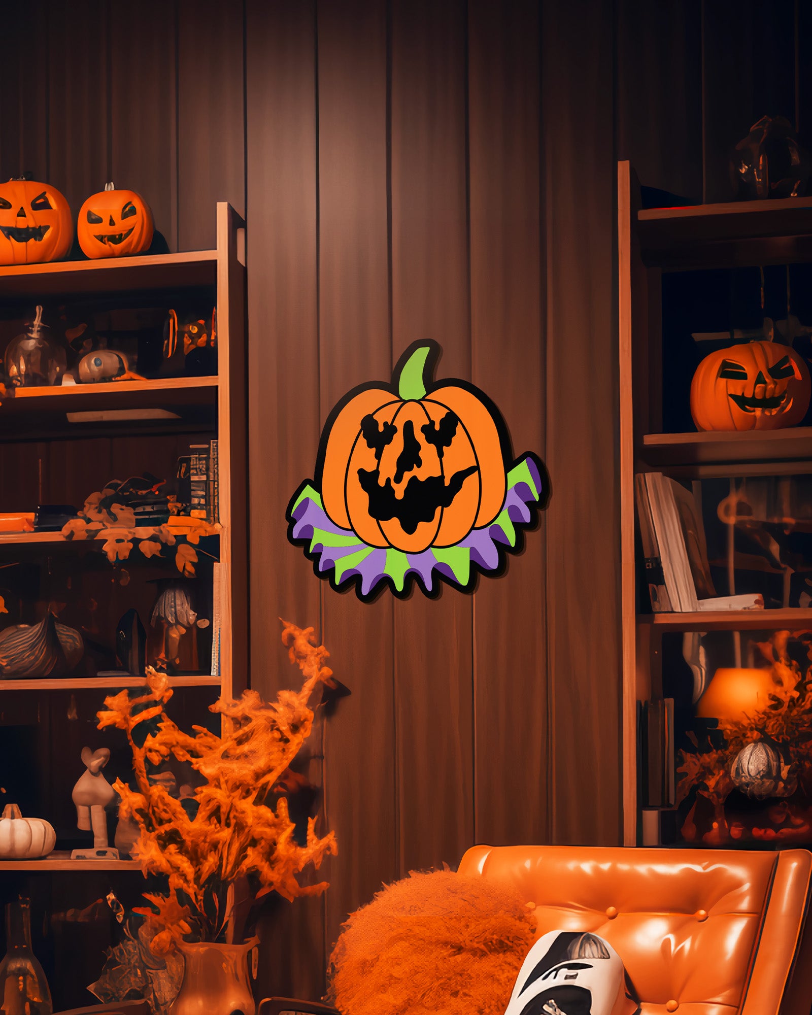 Jack-O-Lantern Wall Art