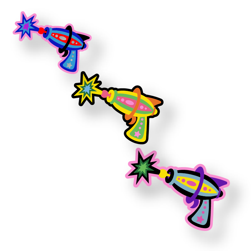 Ray Gun Wall Art