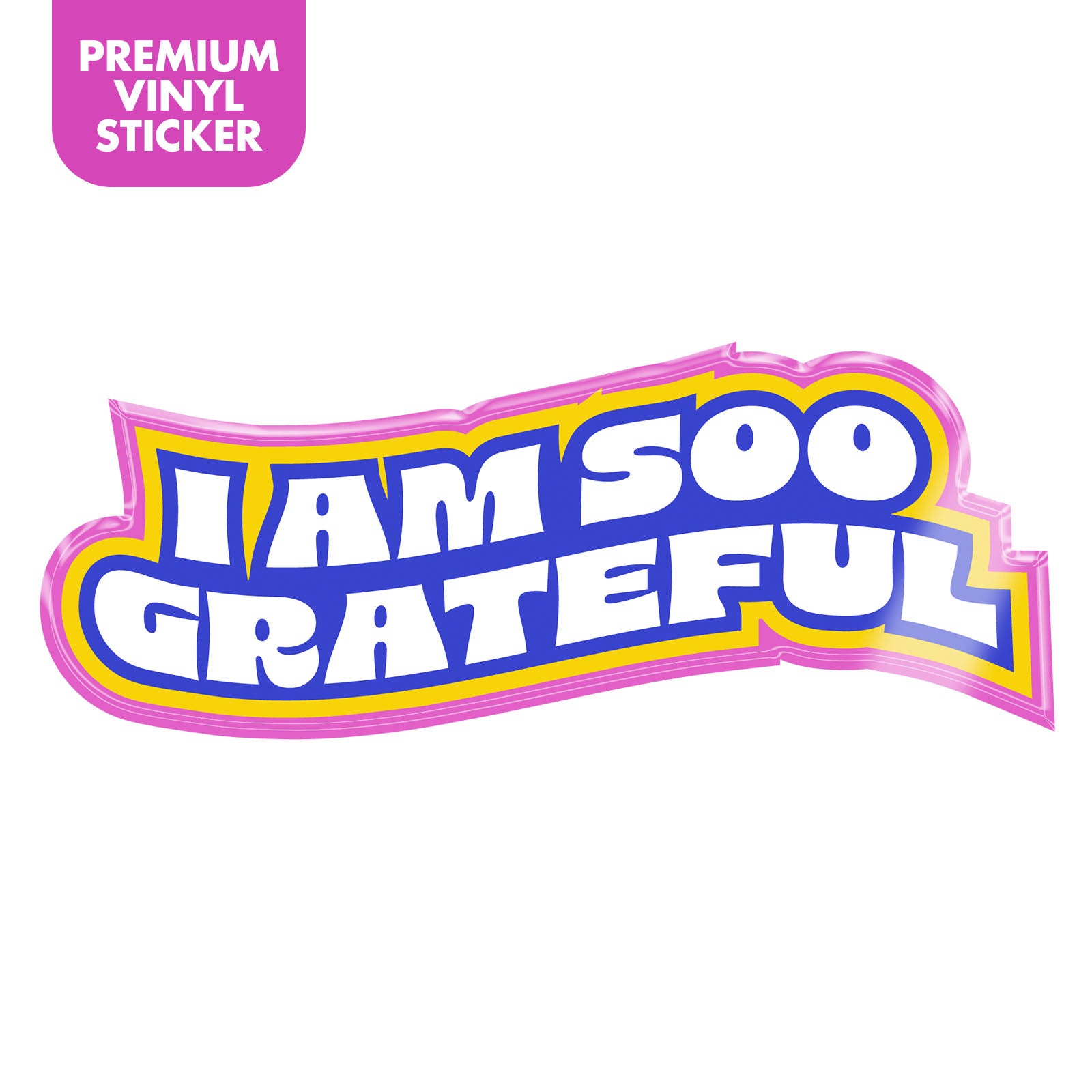 Soo Grateful Vinyl Sticker