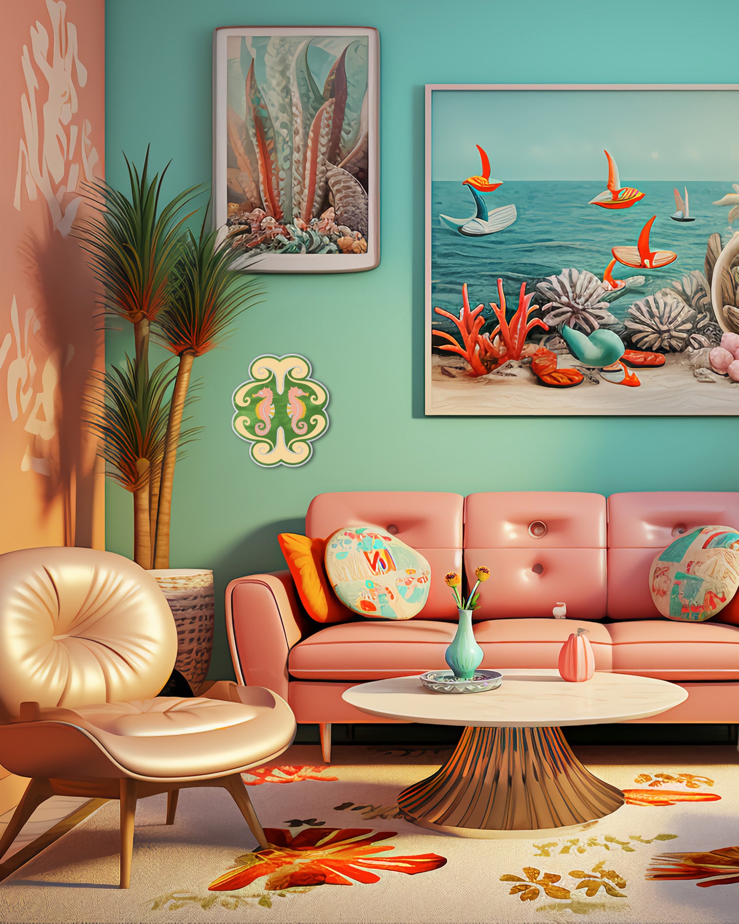 Seahorse Haven Wall Art