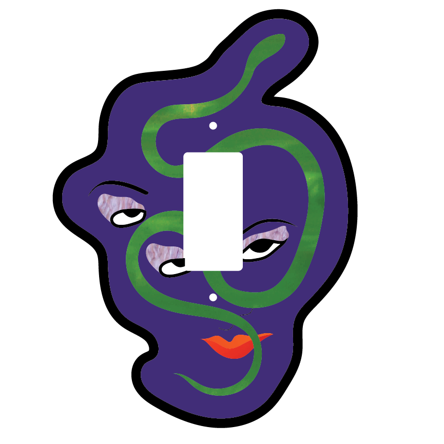 Serpent Woman Light Switch Cover