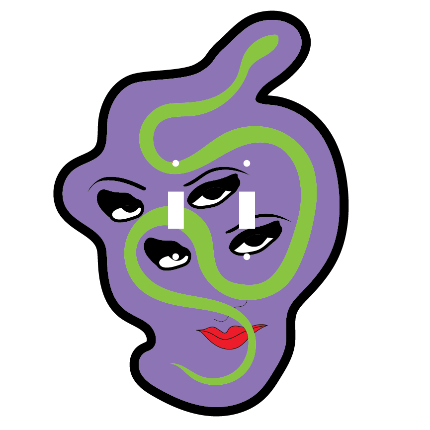 Serpent Woman Light Switch Cover