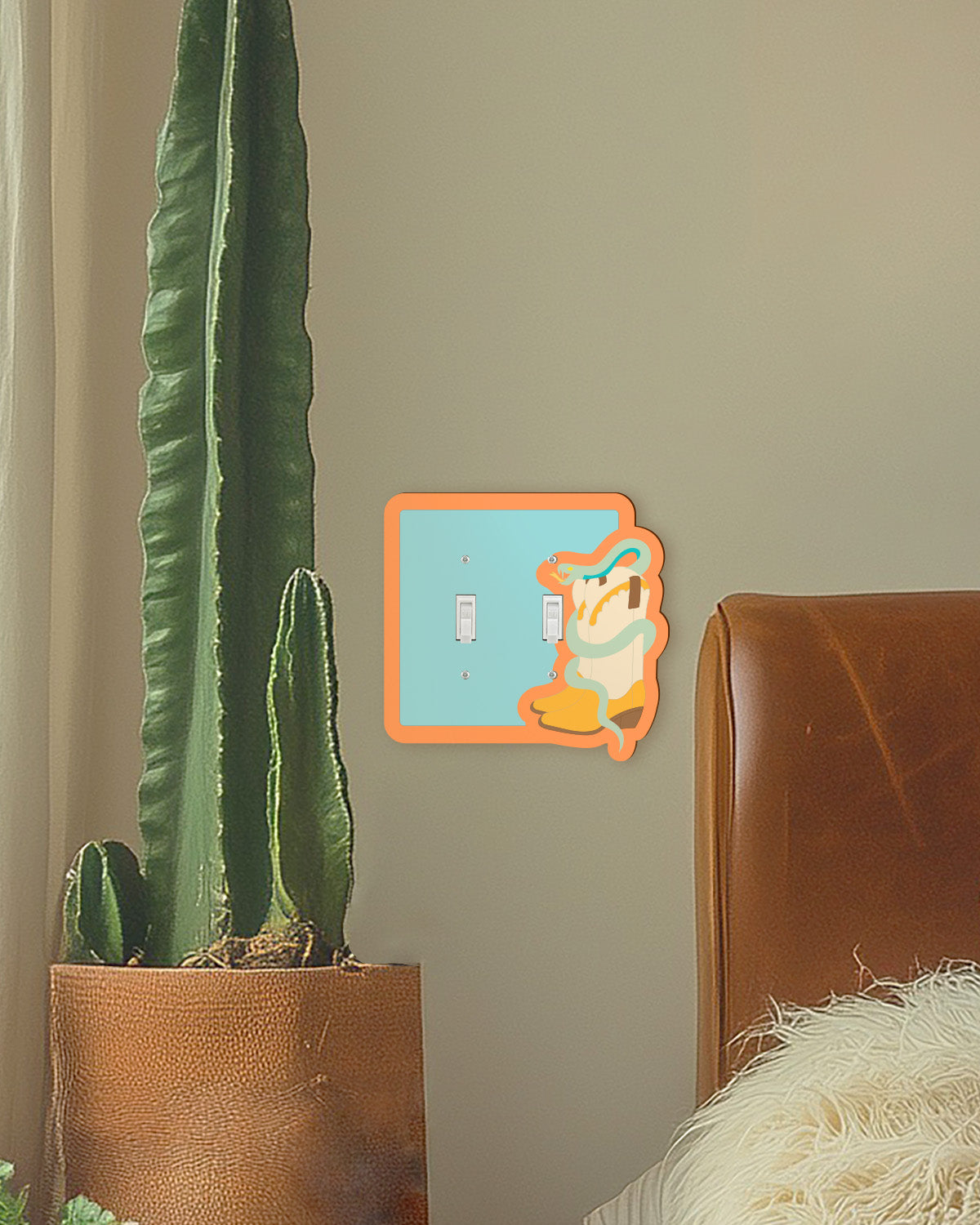 Snake In My Boot Light Switch Cover