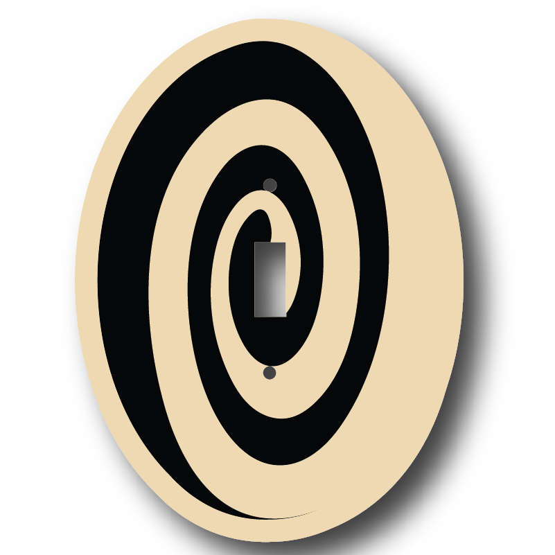 Spiral Light Switch Cover