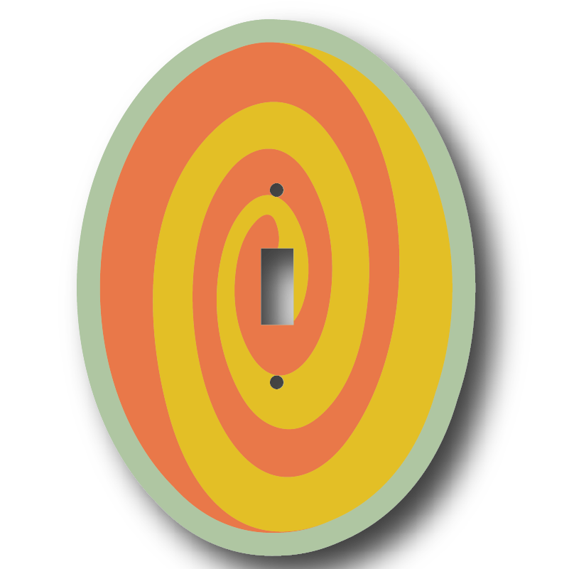 Spiral Light Switch Cover