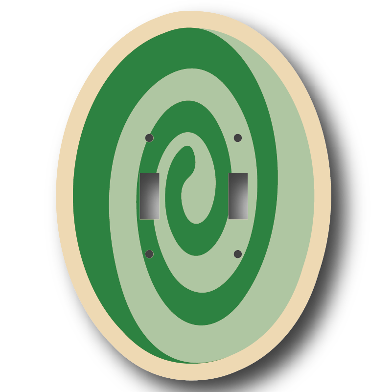 Spiral Light Switch Cover