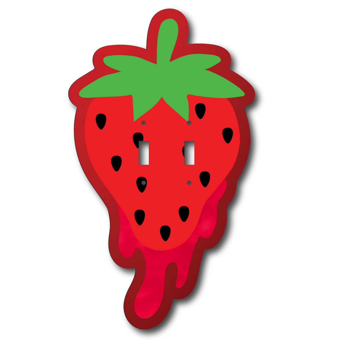 The Strawberry Light Switch Cover