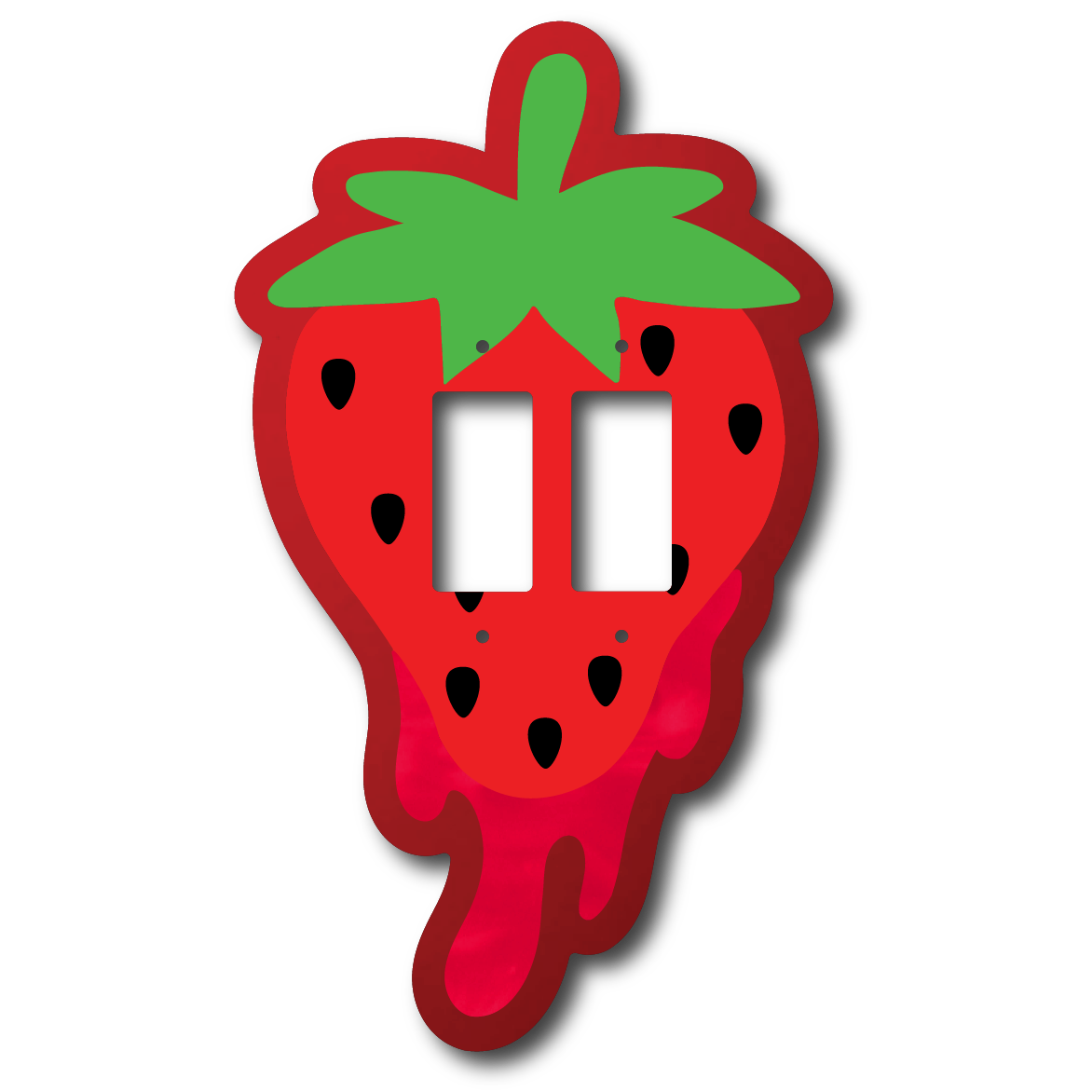 The Strawberry Light Switch Cover