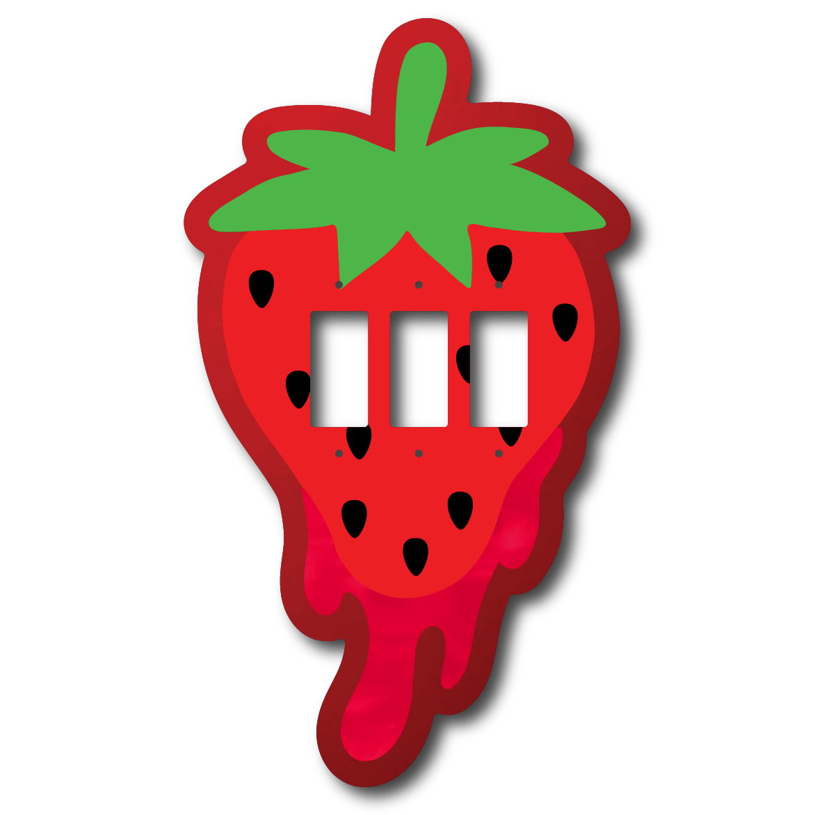 The Strawberry Light Switch Cover