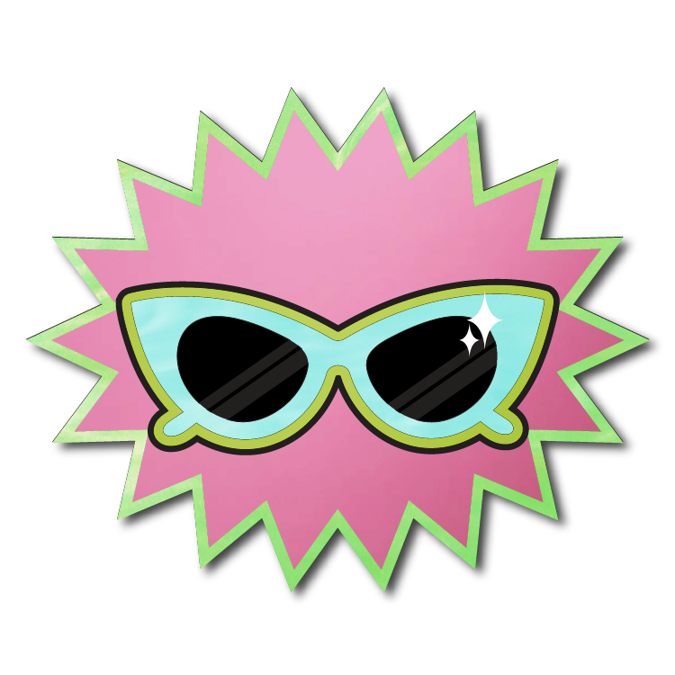Glam Sunglasses Wall Art