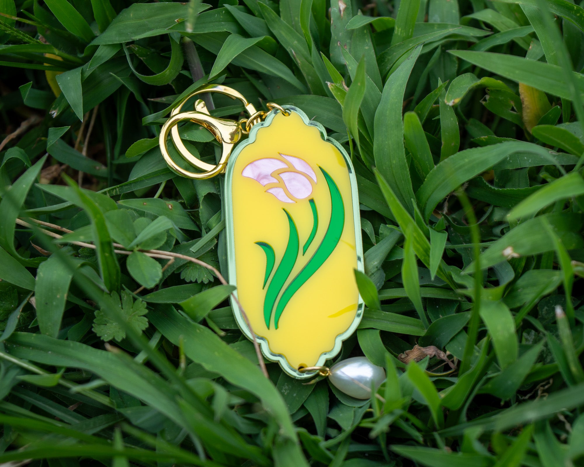 Tulip Nouveau Bag Charm