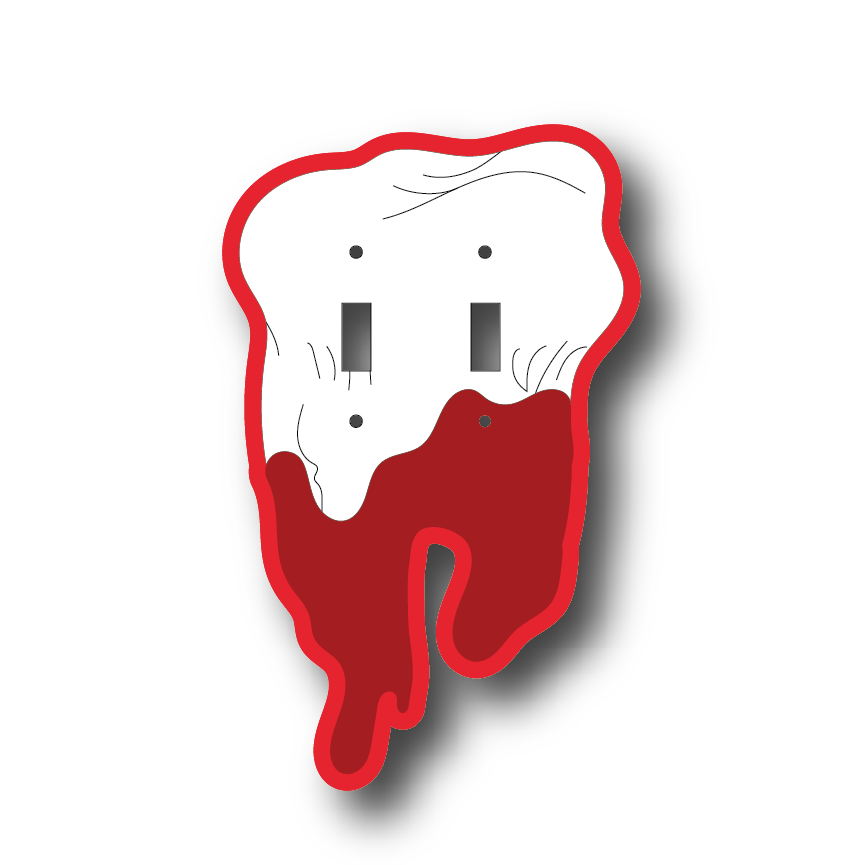 Tooth Magic Light Switch Cover