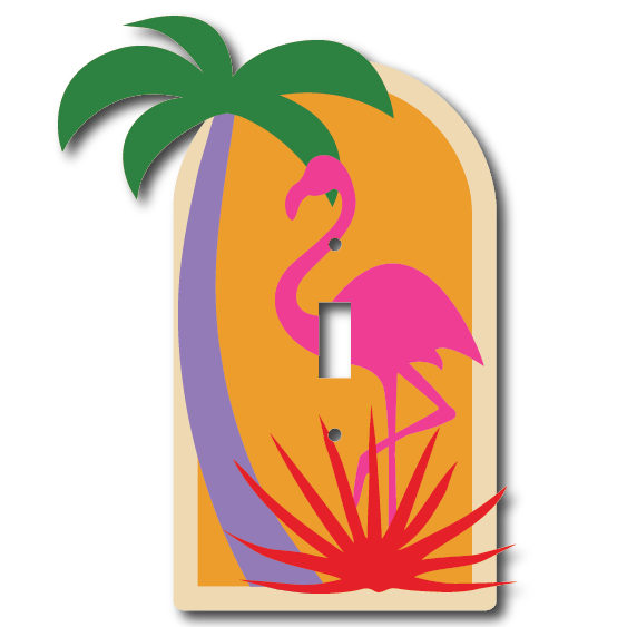Tropical Paradise Light Switch Cover