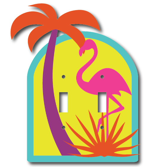 Tropical Paradise Light Switch Cover